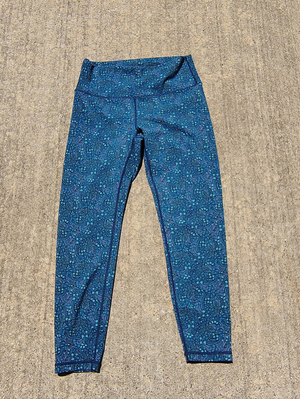 ZYIA Active Womens Legging Spring Blossom Floral Print High Rise Yoga M